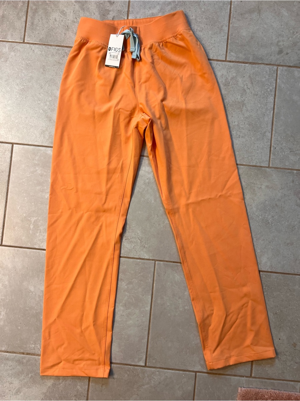 FIGS Women’s Orange Drawstring Pants